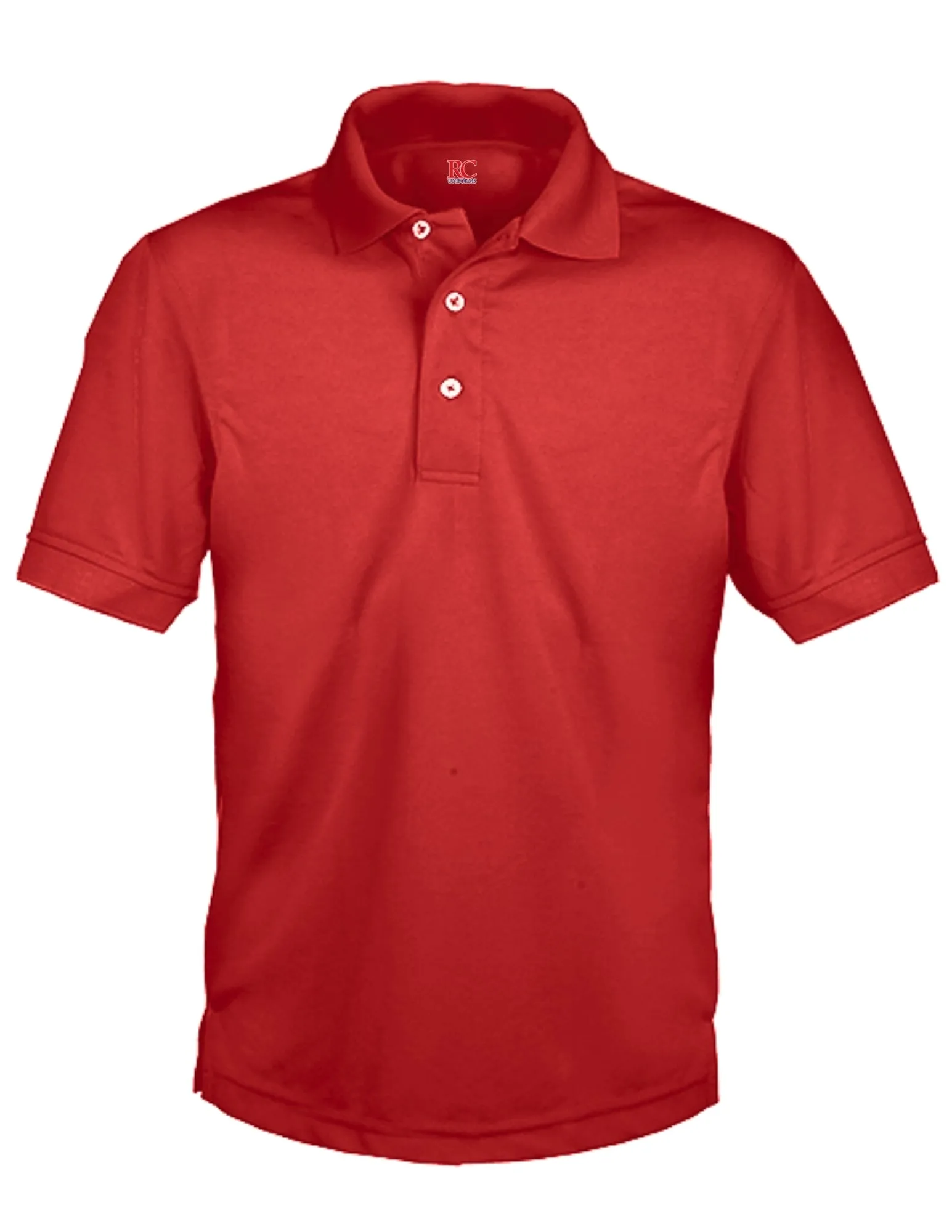 Unlogoed Youth Moisture-Wick Polo Shirt