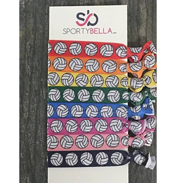 Volleyball Hair Ties Set- Multicolored