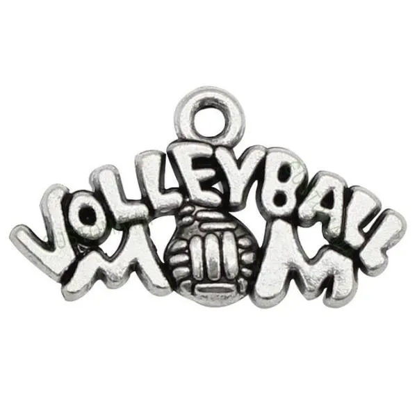 Volleyball Mom Charm