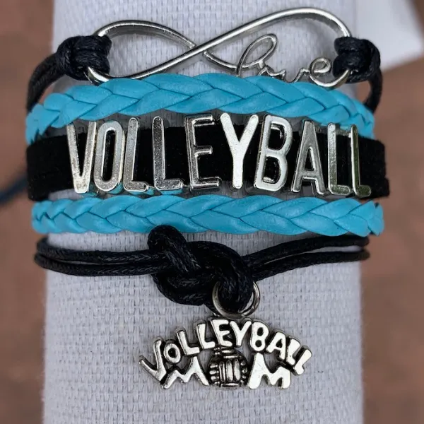 Volleyball Mom Infinity Bracelet - Pick Colors