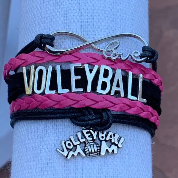 Volleyball Mom Infinity Bracelet - Pick Colors