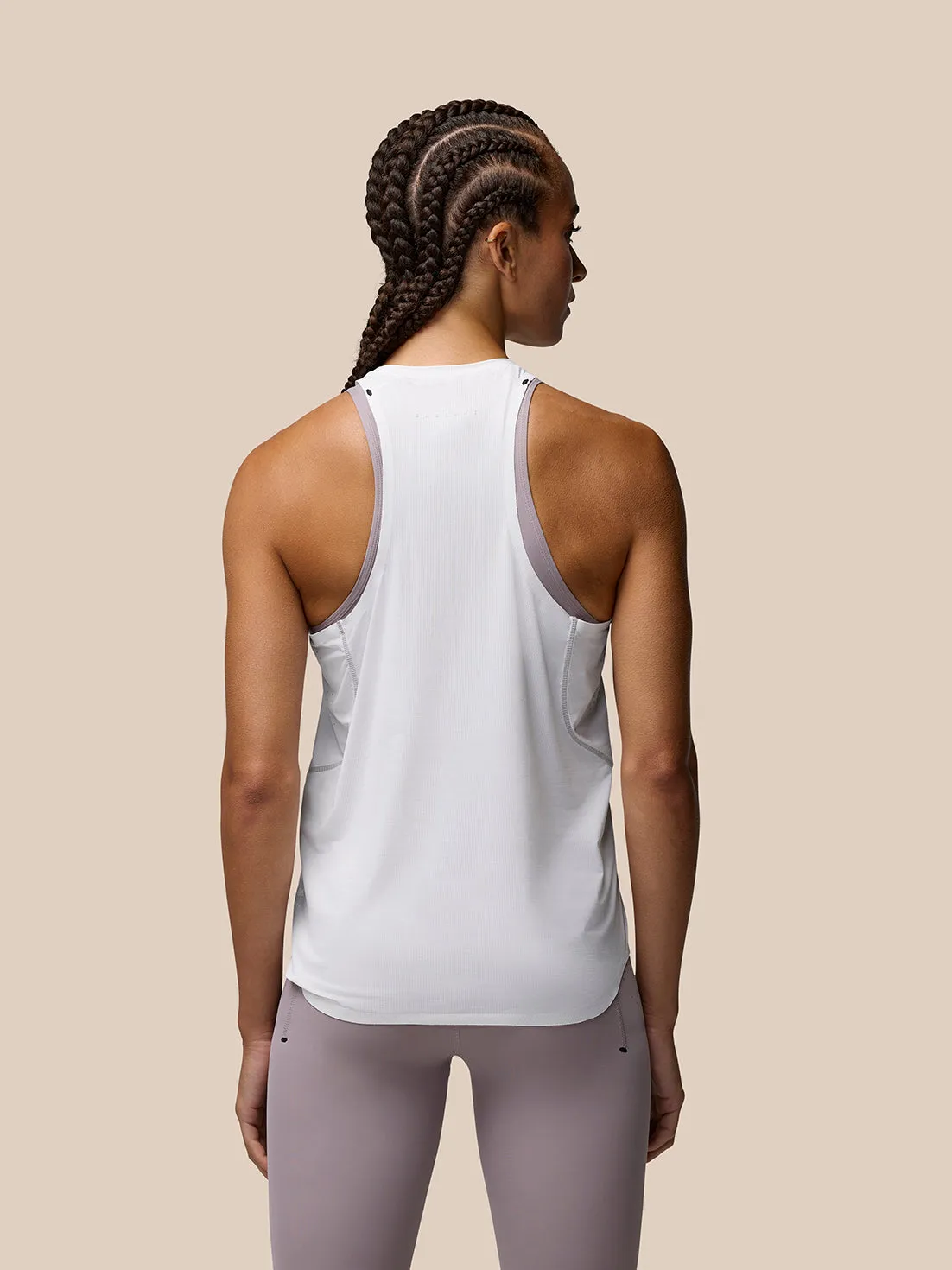 Women's Zone Training Ventilation Tank Top - White