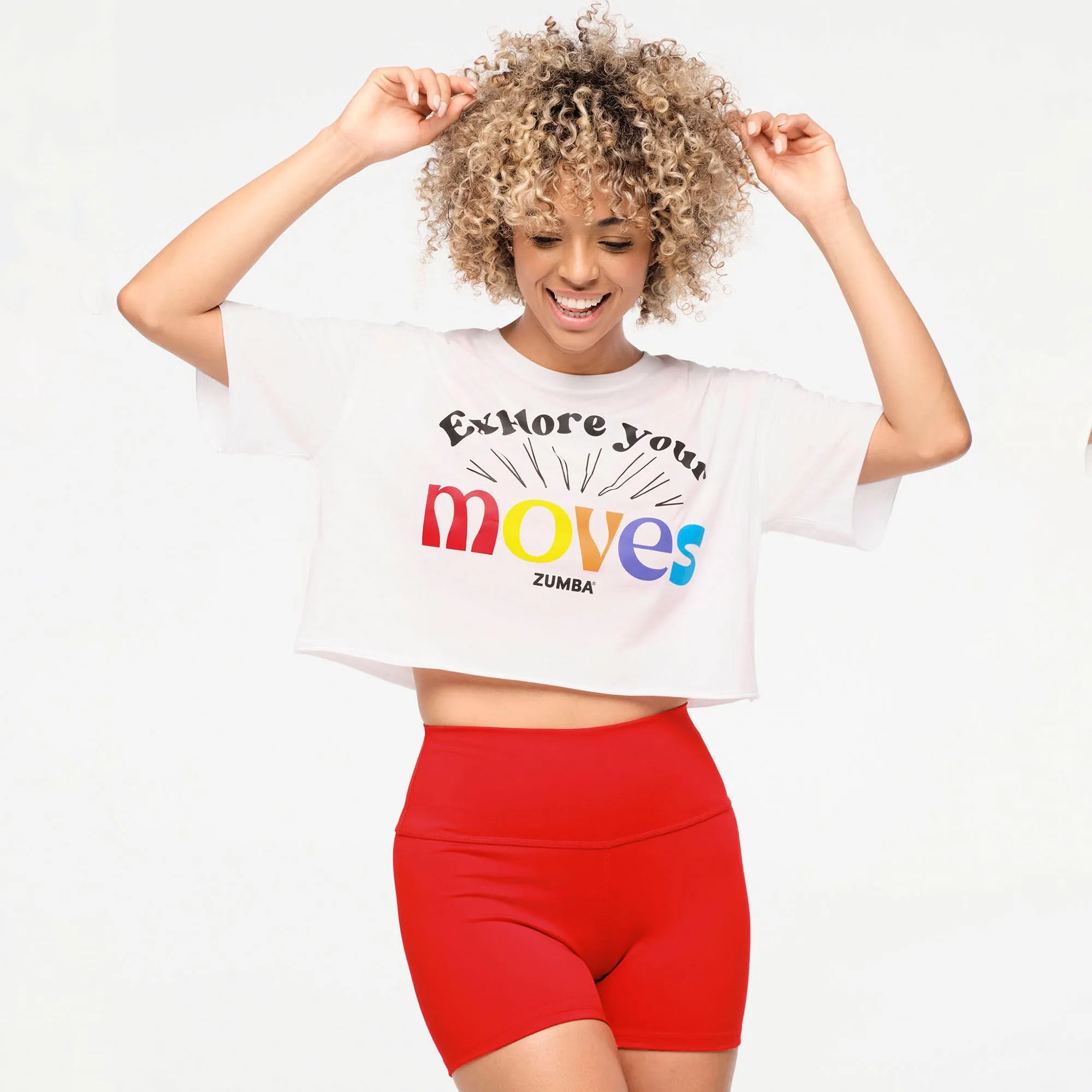 Zumba® Explore Boxy Crop Top With Raw Edges