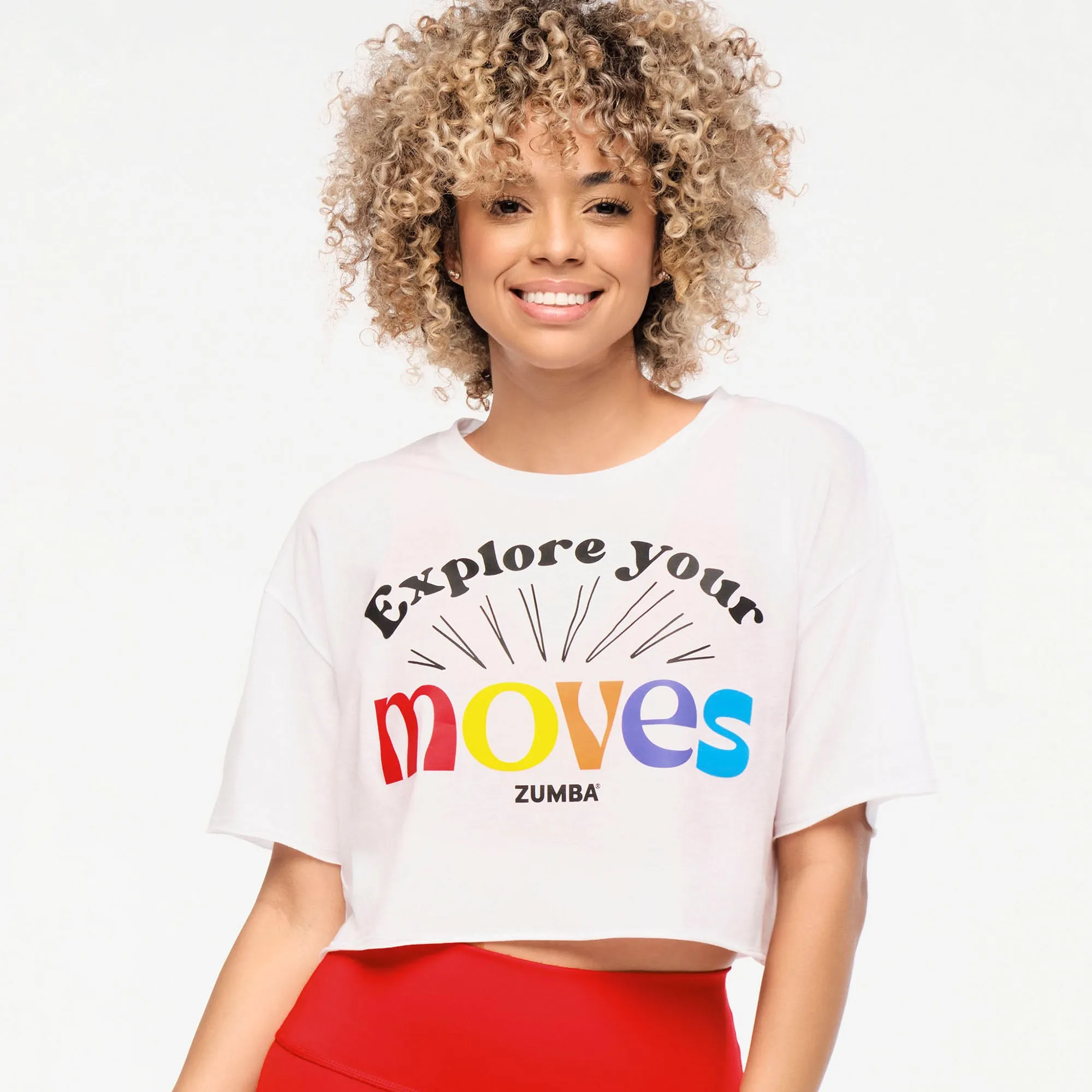 Zumba® Explore Boxy Crop Top With Raw Edges